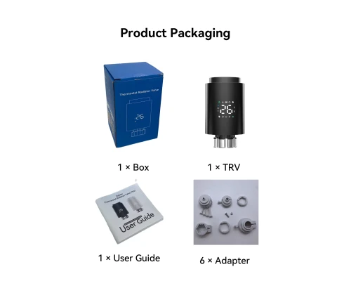 Смарт термоголовка радіаторна Zigbee Smartdust ST-TRV802